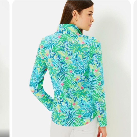 Lilly Pulitzer UPF 50+ Leona Zip-Up Jacket,
Multi Via Parigi, M - Picture 6 of 8